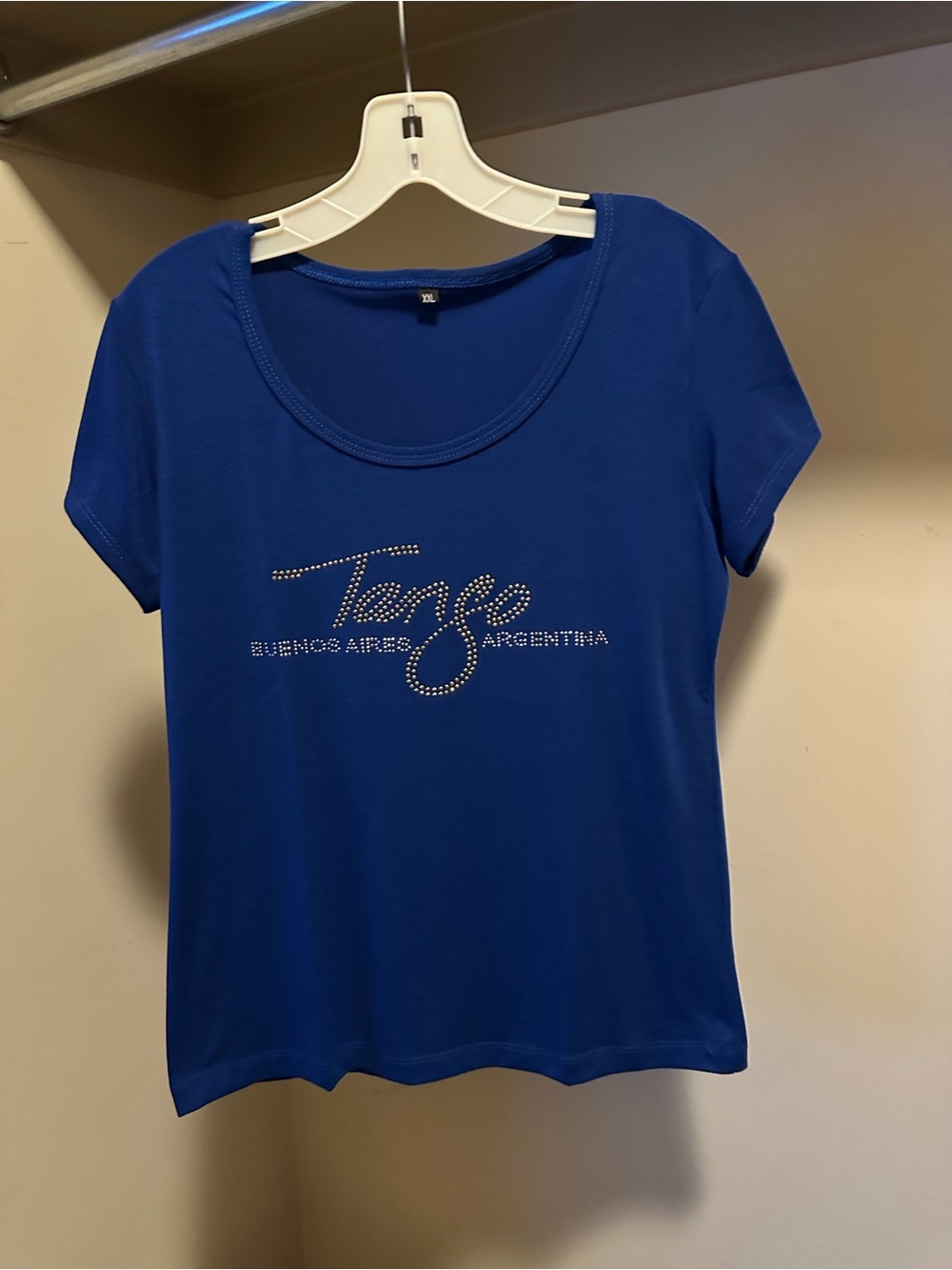 Tango Buenos Aires Argentina Short Sleeve Tee - Royal Blue